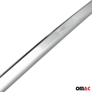 Audi A6 Rear Trunk Handle Cover - Omac - S.Steel - Gloss Silver - '16-'18 Audi A6 Rear Trunk Handle Cover - Omac - S.Steel - Gloss Silver - '16-'18